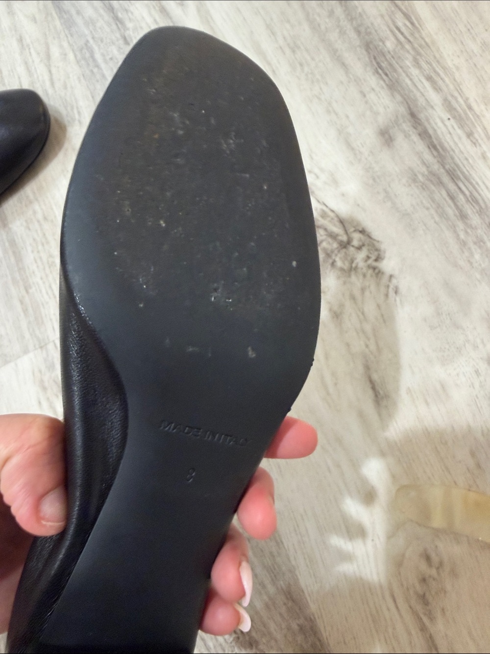 Everlane The day heel  Black Low Block Heel Pumps leather size 8 pumps - Picture 4 of 6
